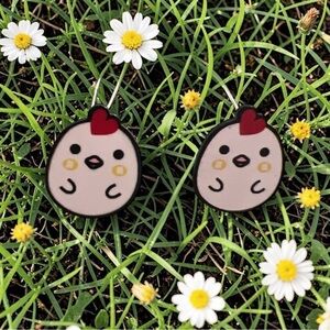 NEW Spring Chickens Earrings